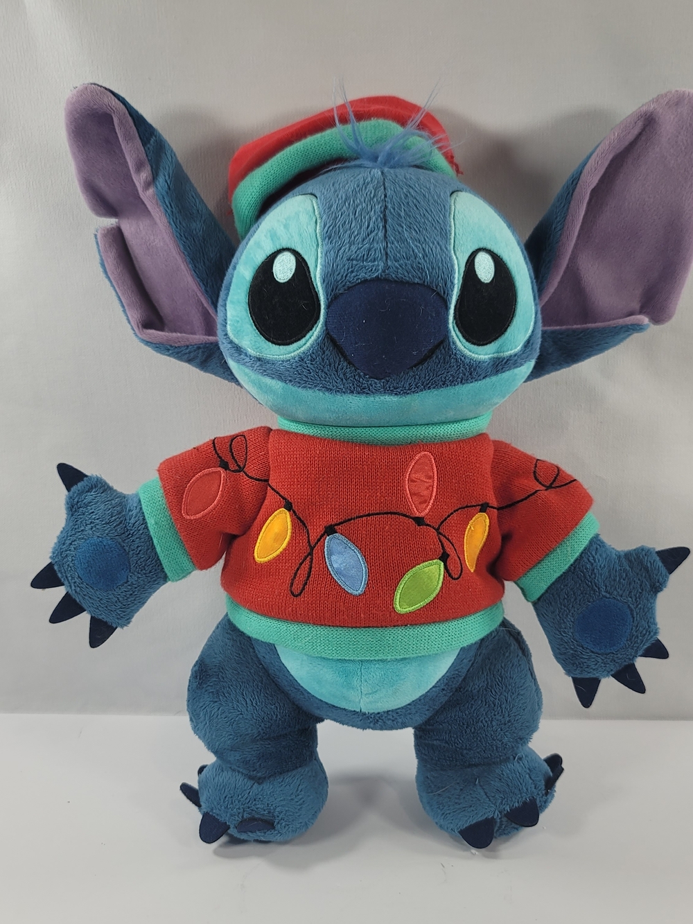 Disney Store Stitch Light-Up Holiday Medium Plush Stuffed Animal Lilo & Stitch